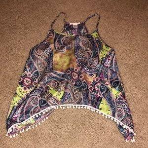 Open Back Hippie Blouse